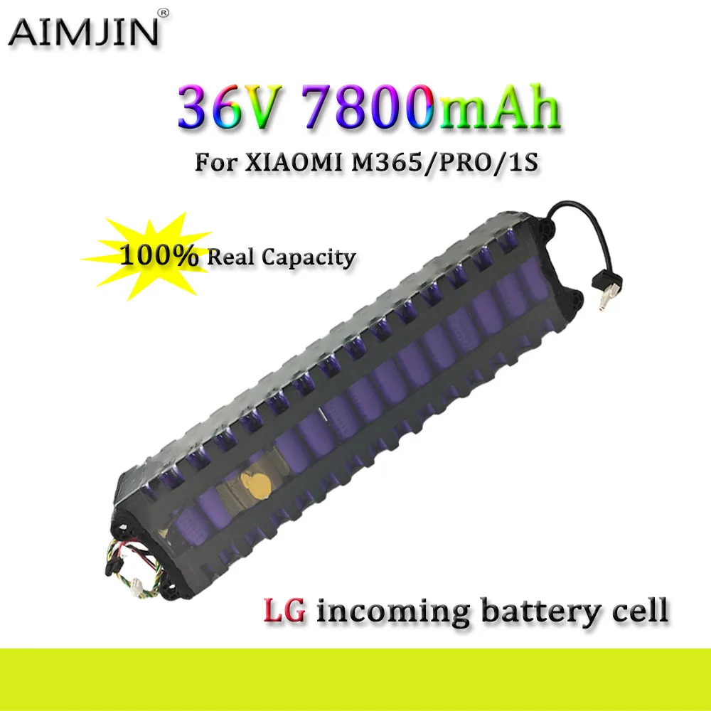100% New Original 36V 7800mAH 10S3P 18650 Lithium ion Battery Pack For Special Battery Pack of Xiaomi M365/Pro/1S Scooter
100% New Original 36V 7800mAH 10S3P 18650 Lithium ion Battery Pack For Special Battery Pack of Xiaomi M365/Pro/1S Scooter