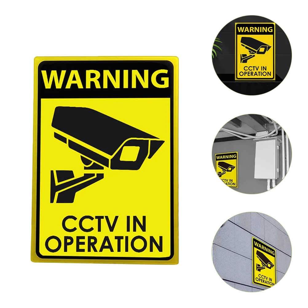 

Video Surveillance Stickers Video Security Warning Stickers for CCTV Outdoor Monitoring System