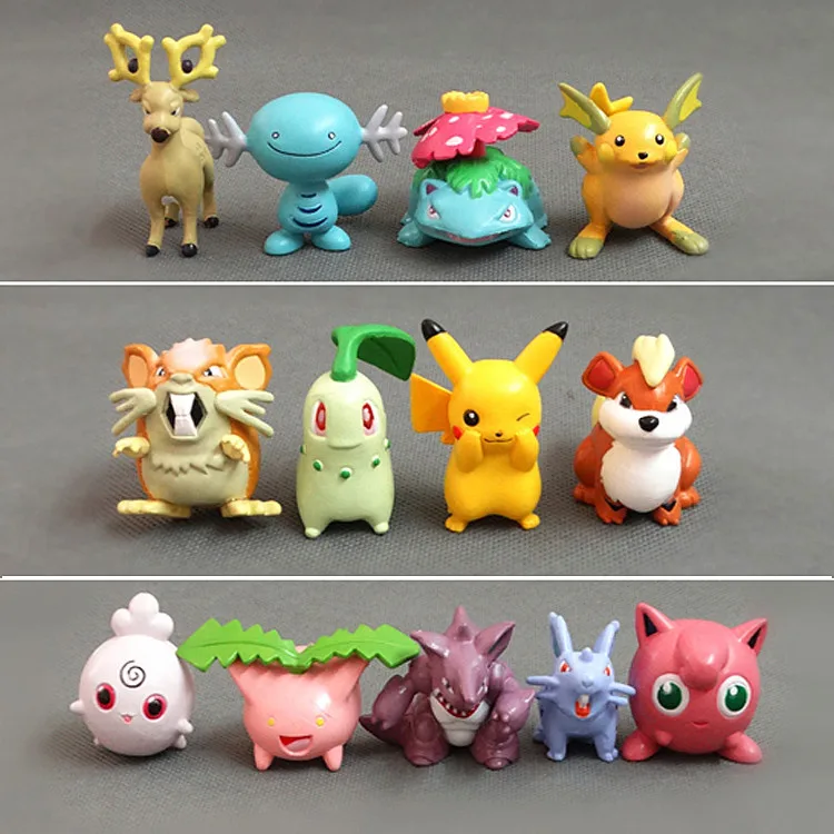 13Pcs/Set Anime Pokemon Action Figure Toys Venusaur Pikachu Jigglypuff Charizard PVC Model Toy Collection For Kids Birthday Gift
13Pcs/Set Anime Pokemon Action Figure Toys Venusaur Pikachu Jigglypuff Charizard PVC Model Toy Collection For Kids Birthday Gift