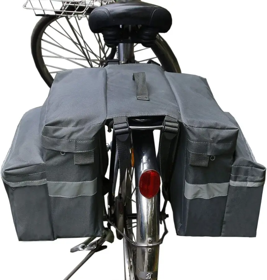 

Седельная сумка для багажника для велосипеда, сумка для заднего сиденья рюкзака, ручка для переноски