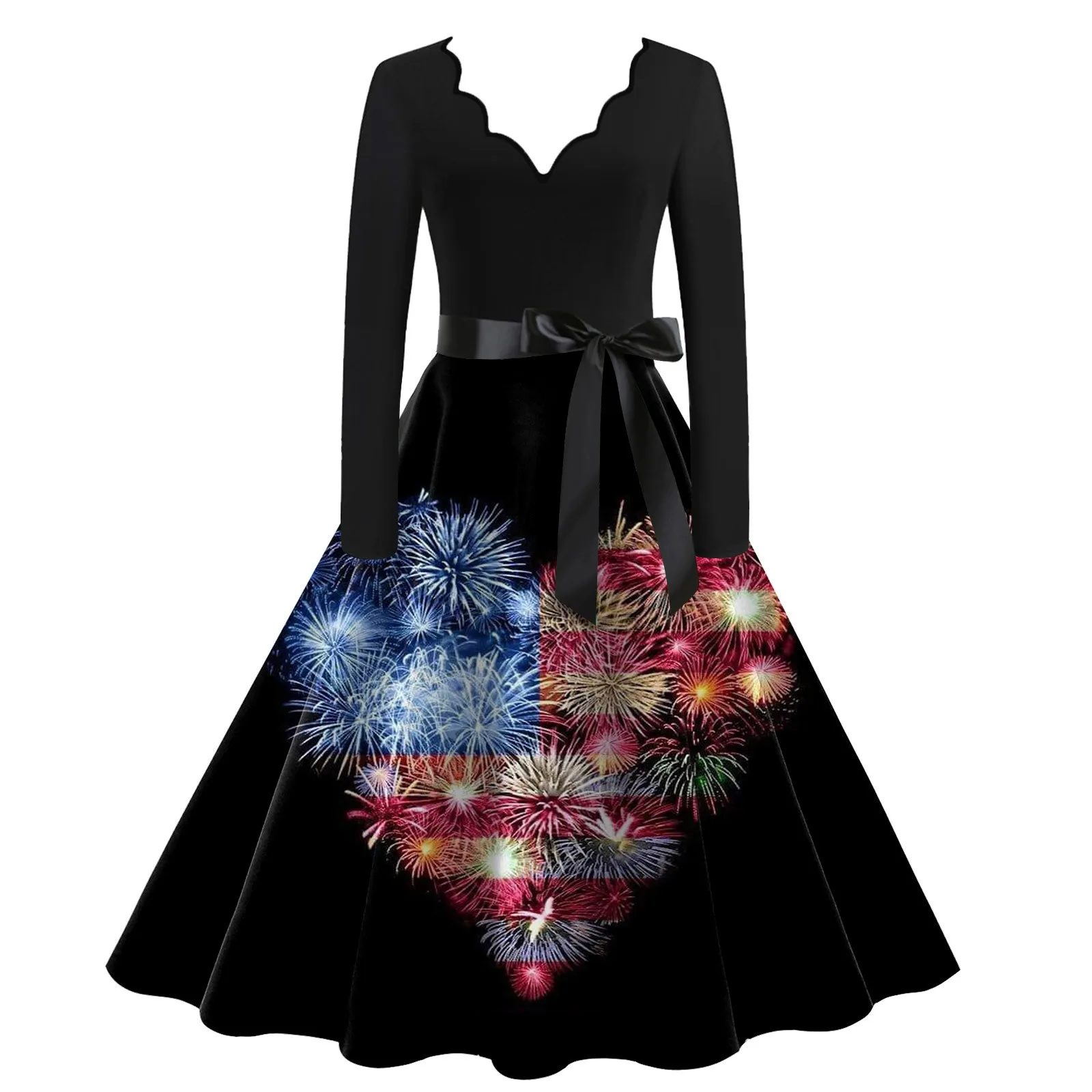 Женский Повседневный пуловер с V-образным вырезом и принтом на День святого Валентина, платье с высокой талией и длинным рукавом, летняя мода 2024, женское платье
Женский Повседневный пуловер с V-образным вырезом и принтом на День святого Валентина, платье с высокой талией и длинным рукавом, летняя мода 2024, женское платье