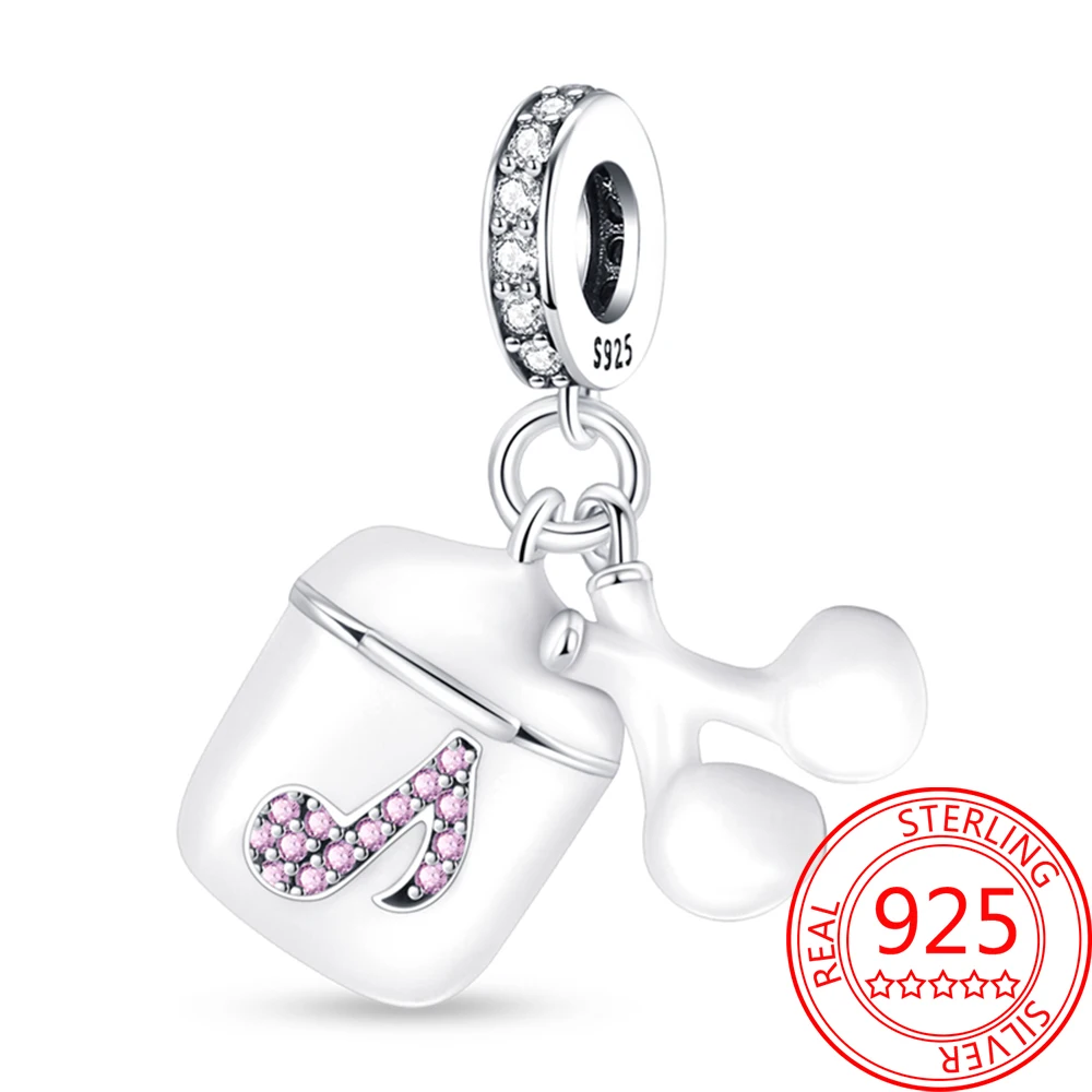 Original Design 925 Sterling Silver Music Symbol Bluetooth Earphone Fun Pendant Fit Pandora Bracelet Birthday Party Gifts
Original Design 925 Sterling Silver Music Symbol Bluetooth Earphone Fun Pendant Fit Pandora Bracelet Birthday Party Gifts