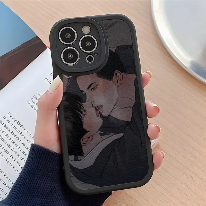 

Cute Anime Under The Greenlight Manhwa Phone Case For IPhone 14 11 12 13 Pro Max Mini X XR XS 7 8 Plus Lambskin Silicone