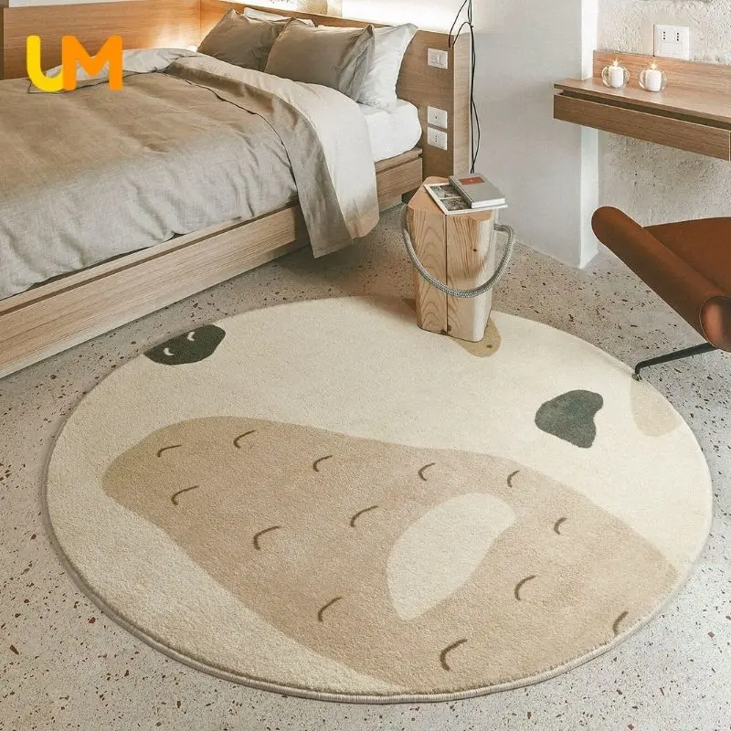 

Morandi Fluffy Living Room Carpet Nordic Lounge Rug Soft Nursery Play Mat For Children Plush Rugs For Bedroom Hairy Doormat