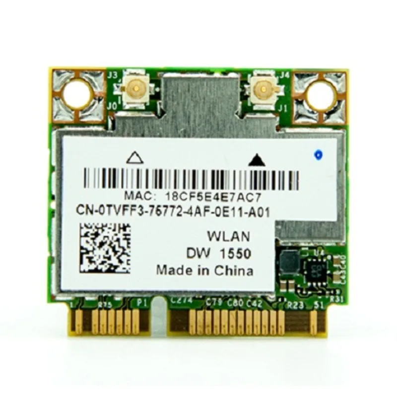 Новинка для DELL DW1550 для Broadcom BCM4352 BCM94352HMB Half Mini PCI-E 802.11ac Wi-Fi BT 4,0 2,4G/5,0 ГГц плата Wireless Wlan Card 867 Мбит/с
Новинка для DELL DW1550 для Broadcom BCM4352 BCM94352HMB Half Mini PCI-E 802.11ac Wi-Fi BT 4,0 2,4G/5,0 ГГц плата Wireless Wlan Card 867 Мбит/с