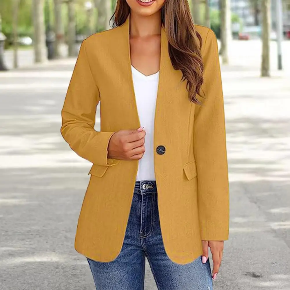 Women Solid Color Stylish Women's V-neck Office Jacket Slim Fit Autumn Winter Suit Coat for Business Professional Attire Relaxed
Women Solid Color Stylish Women's V-neck Office Jacket Slim Fit Autumn Winter Suit Coat for Business Professional Attire Relaxed