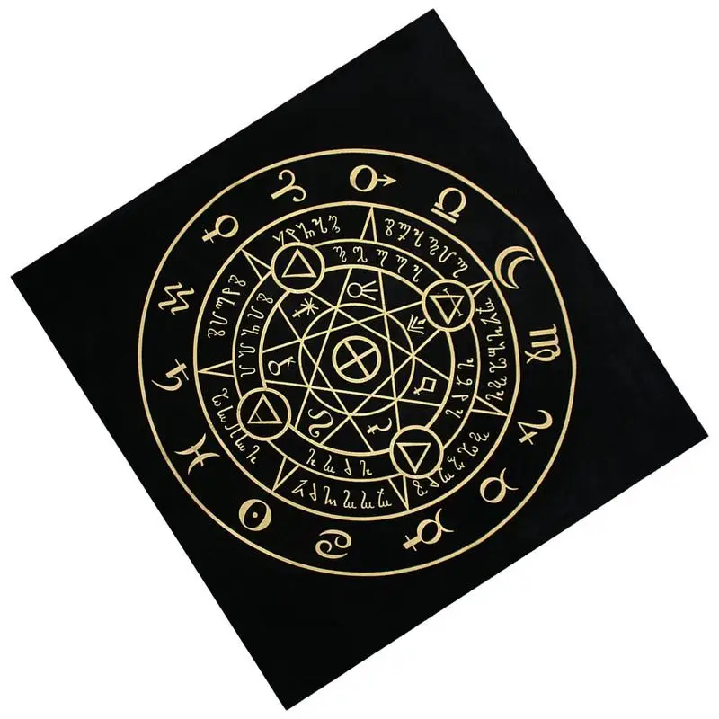 Tarot Tablecloth Large Size Card Pad Tablecloth Black Flannel Magic Altar Table Cloth Decoration Tablecover For Christmas Party
Tarot Tablecloth Large Size Card Pad Tablecloth Black Flannel Magic Altar Table Cloth Decoration Tablecover For Christmas Party