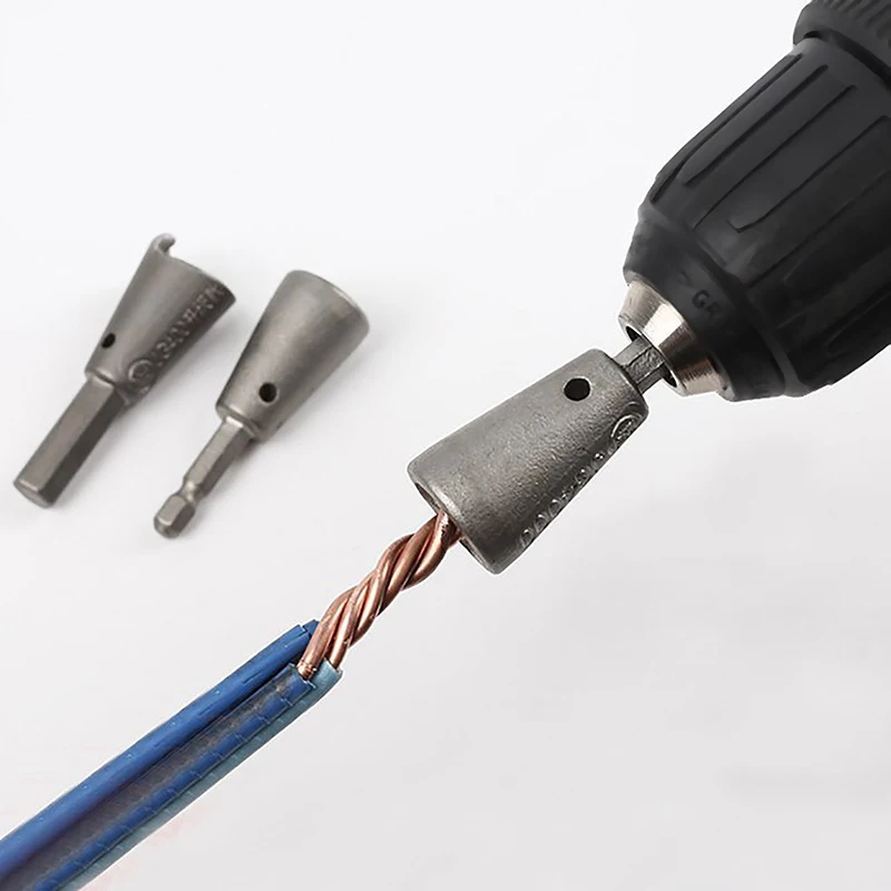 Electric Drill Wire-twisting Tool Splitter Automatic Hexagonal Handle Metal Quick Wiring Twisting Splitter
Electric Drill Wire-twisting Tool Splitter Automatic Hexagonal Handle Metal Quick Wiring Twisting Splitter