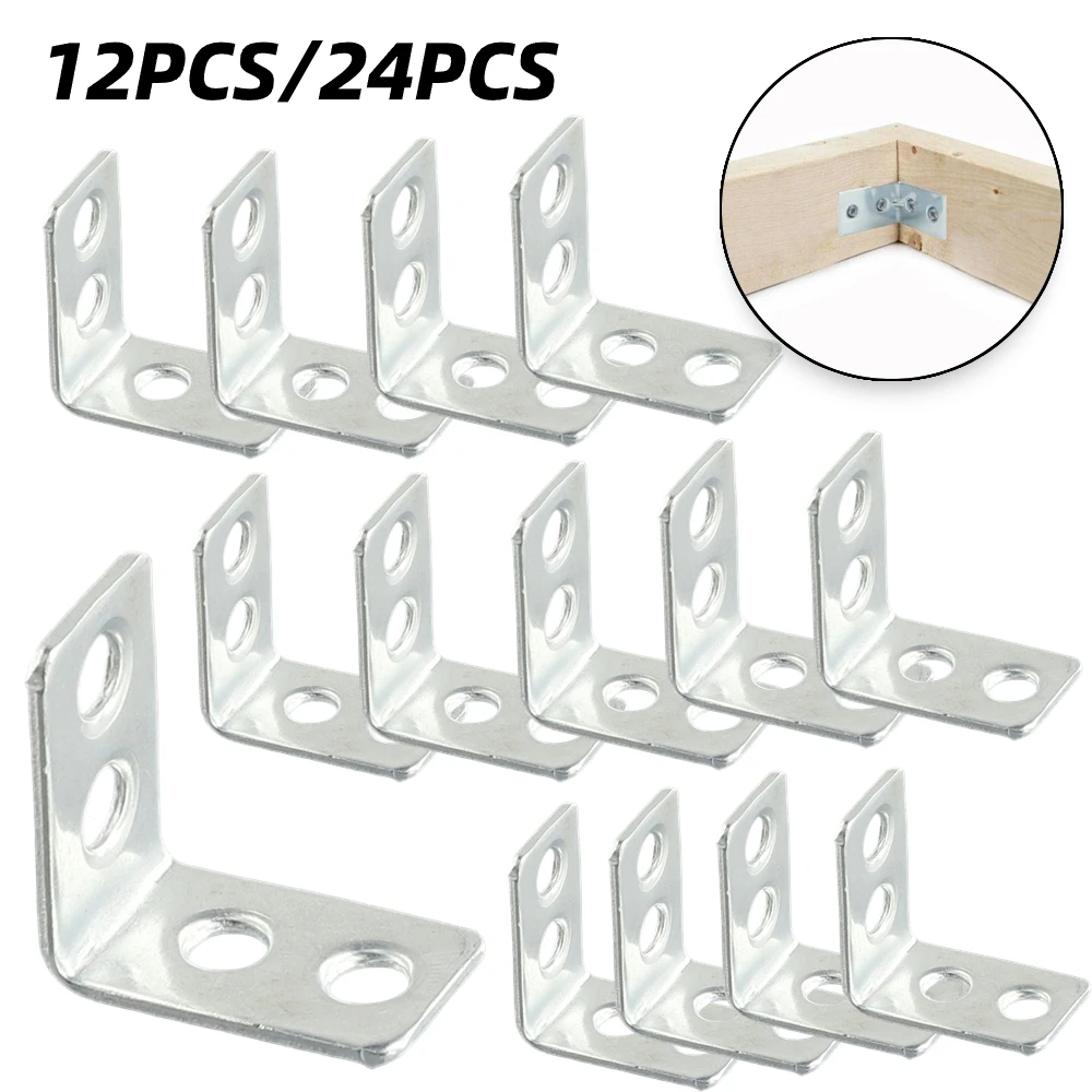 12/24pcs L-Shaped Corner Metal Brackets Braces Drawer Shelf Wall Bracket Fixing Right Angle Corners Brace Furniture Hardware
12/24pcs L-Shaped Corner Metal Brackets Braces Drawer Shelf Wall Bracket Fixing Right Angle Corners Brace Furniture Hardware