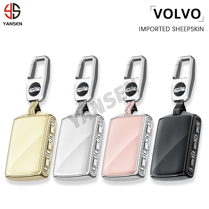 

Fashion ABS Car Key Case Cover For Volvo C40 S60 S90 XC40 XC60 XC90 V60 V90 T6 T8 Auto Shell Fob Protector Accessories Keychain