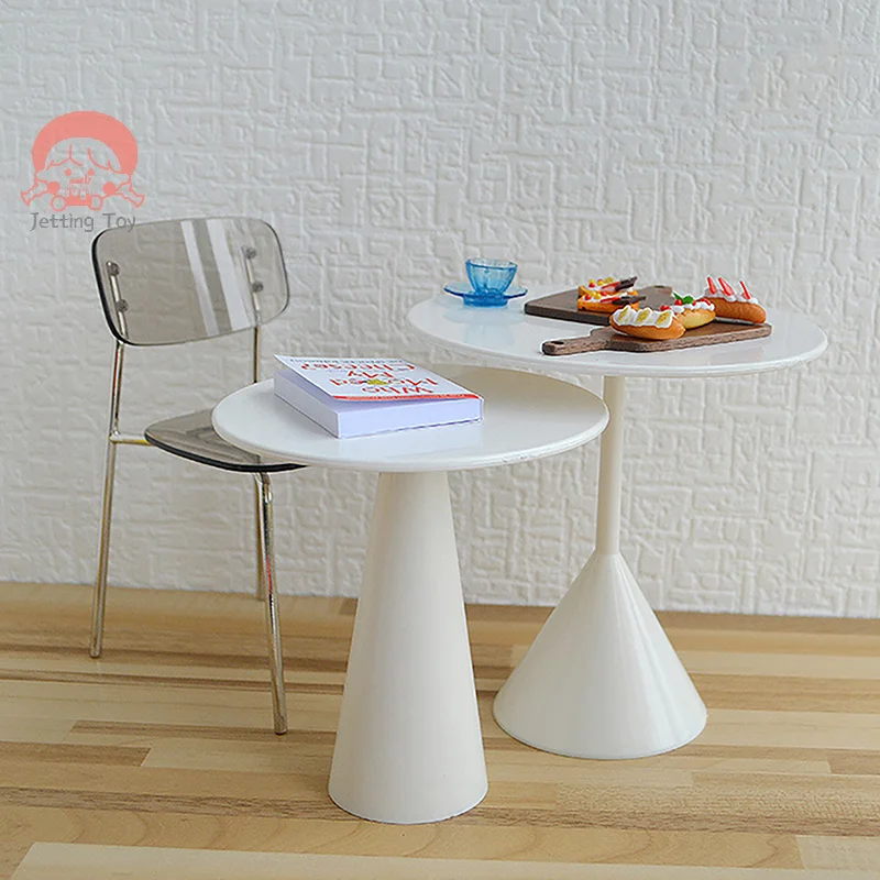 

Dollhouse Miniature Items Miniature Simulated Round Table Cute Dolls Accessories For Kid