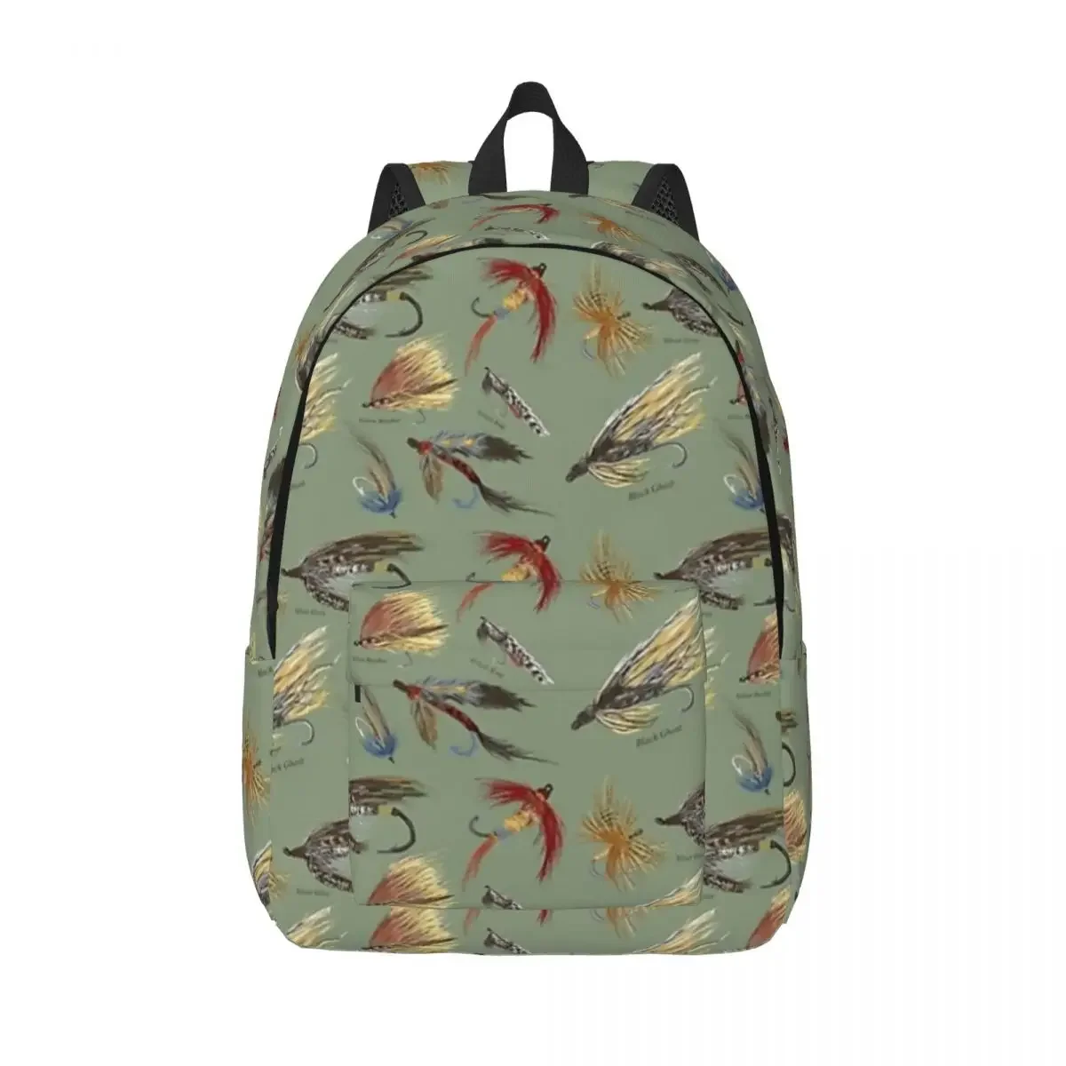 

Fly Fishing With Hand Tied Flies! Woman Small Backpacks Boys Girls Bookbag Shoulder Bag Portability Travel Rucksack School Bags