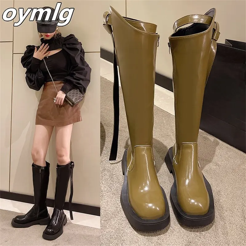 Design sense British style boots women's 2022 autumn new thick bottom slimming fashion boots spring and autumn long tube boots
Design sense British style boots women's 2022 autumn new thick bottom slimming fashion boots spring and autumn long tube boots