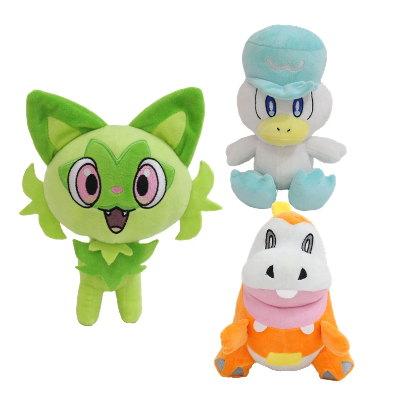 22-30cm Pokemon Anime Plush Stuffed Toys Sprigatito Fuecoco Quaxly Cartoon Figure Soft Cute Dolls Kids Birthday Gifts Xmas Decor
22-30cm Pokemon Anime Plush Stuffed Toys Sprigatito Fuecoco Quaxly Cartoon Figure Soft Cute Dolls Kids Birthday Gifts Xmas Decor