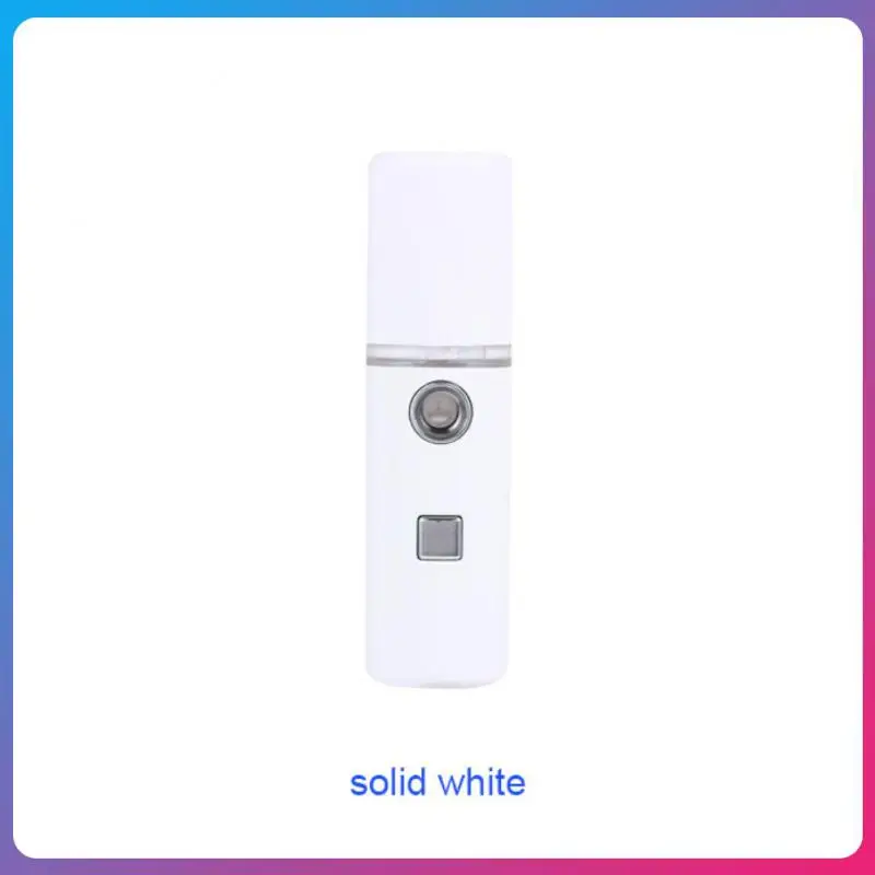 

Mini Nano Mist Sprayer Cooler Facial Steamer Humidifier USB Rechargeable Face Moisturizing Nebulizer Beauty Skin Care Tools