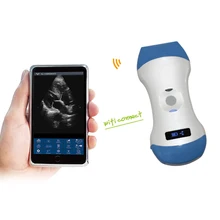 3 in 1 Wireless Cardiac Ultrasound Scanner Machine Convex / Linear / Phased Array probe
3 in 1 Wireless Cardiac Ultrasound Scanner Machine Convex / Linear / Phased Array probe