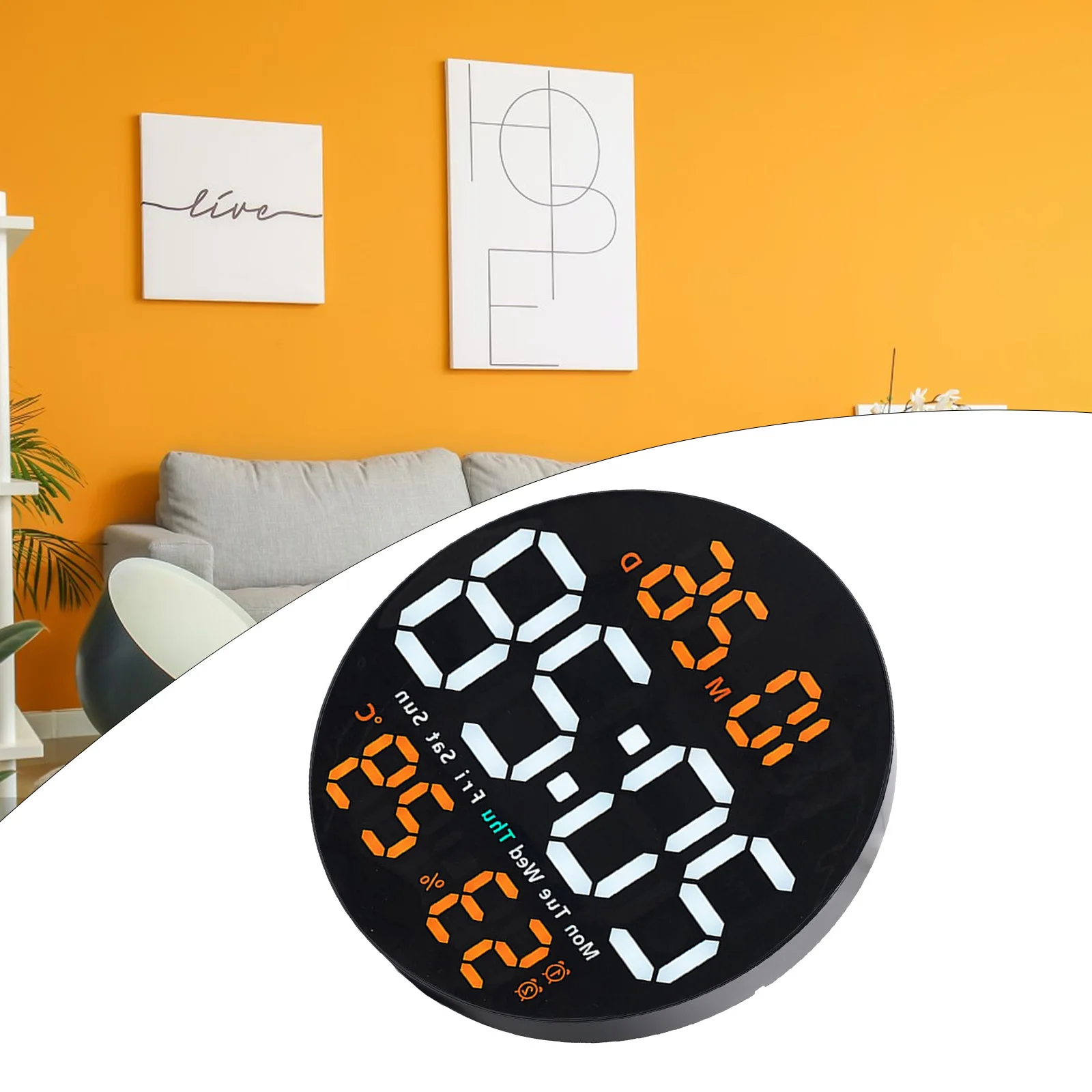 LED Digital Wall Clock Remote Control 10 Inch With Alarm Temperature And Hygrometer Dual Alarms Two Alarm Clock Modes
LED Digital Wall Clock Remote Control 10 Inch With Alarm Temperature And Hygrometer Dual Alarms Two Alarm Clock Modes