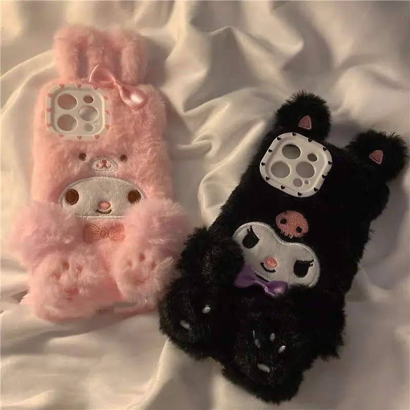 Cartoon Cute Sanrio Kuromi Plush Suitable 13Promax Apple 12 Women Iphone11 Phone Case Xs/14 Soft Silicone Case Christmas Gift
Cartoon Cute Sanrio Kuromi Plush Suitable 13Promax Apple 12 Women Iphone11 Phone Case Xs/14 Soft Silicone Case Christmas Gift