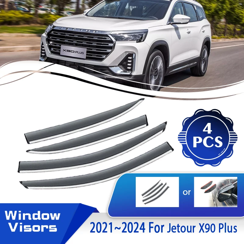 Car Rain Deflector For Jetour X90 Plus 2021 2022 2023 2024 Car Window Wind Sun Rain Visor Deflectors Weathershields Accessories
Car Rain Deflector For Jetour X90 Plus 2021 2022 2023 2024 Car Window Wind Sun Rain Visor Deflectors Weathershields Accessories