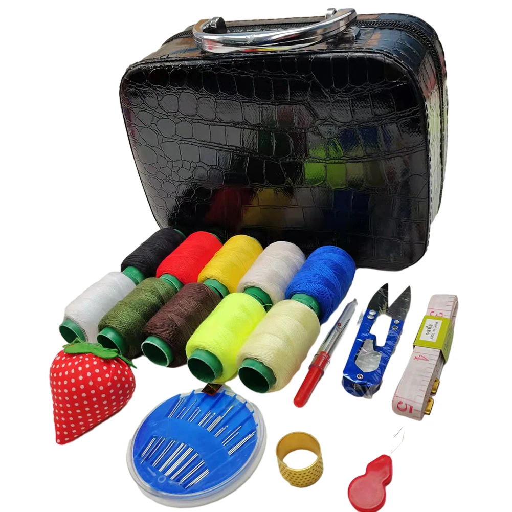18 Pieces Sewing Box Kit Portable Needle And Thread Bag Home DIY Travel Embroidery Thread Sewing Set Accessories Sewing Kits
18 Pieces Sewing Box Kit Portable Needle And Thread Bag Home DIY Travel Embroidery Thread Sewing Set Accessories Sewing Kits