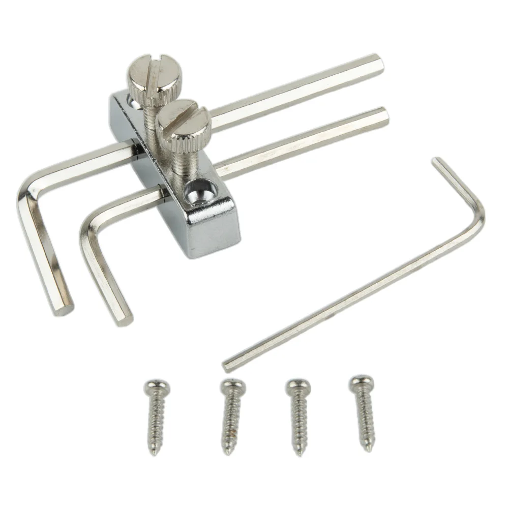 Guitar Parts Hex Wrench Holder Gold Guitar Tremolo Metal Silver With Screws With Wrenches 2.5mm & 3mm Brand New
Guitar Parts Hex Wrench Holder Gold Guitar Tremolo Metal Silver With Screws With Wrenches 2.5mm & 3mm Brand New