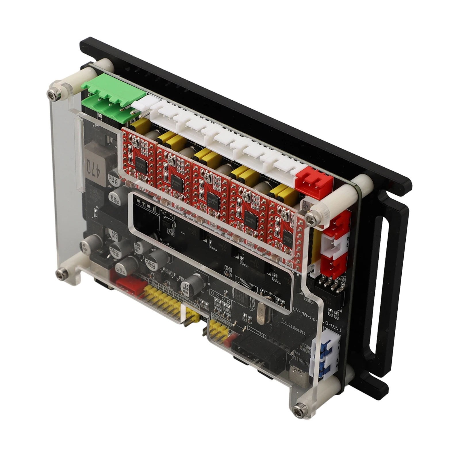 Stepper 4 Axis Controller Anti-interference Durability Four-axis Drive Light Burn-proof Mode Y-axis Dual Drive
Stepper 4 Axis Controller Anti-interference Durability Four-axis Drive Light Burn-proof Mode Y-axis Dual Drive