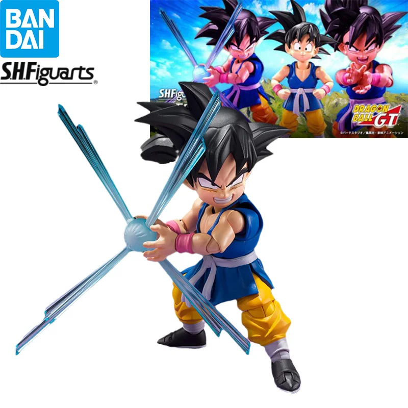 

Original Bandai S.H.Figuarts Dragon Ball Son Goku GT Kid Action Figure Anime Model Collectible Figurals Brinquedos Toys Gift