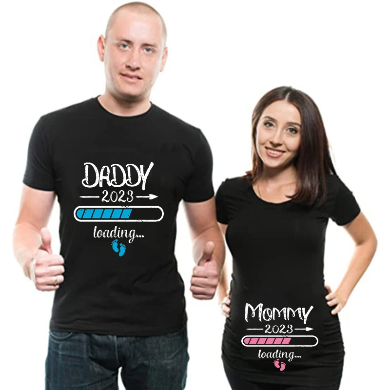 2023 New Couple Maternity T-Shirt Cute Dad+Mom+Baby Printed Black White Pregnancy Announcement Tops Tee Couple Pregnant Tshirt
2023 New Couple Maternity T-Shirt Cute Dad+Mom+Baby Printed Black White Pregnancy Announcement Tops Tee Couple Pregnant Tshirt