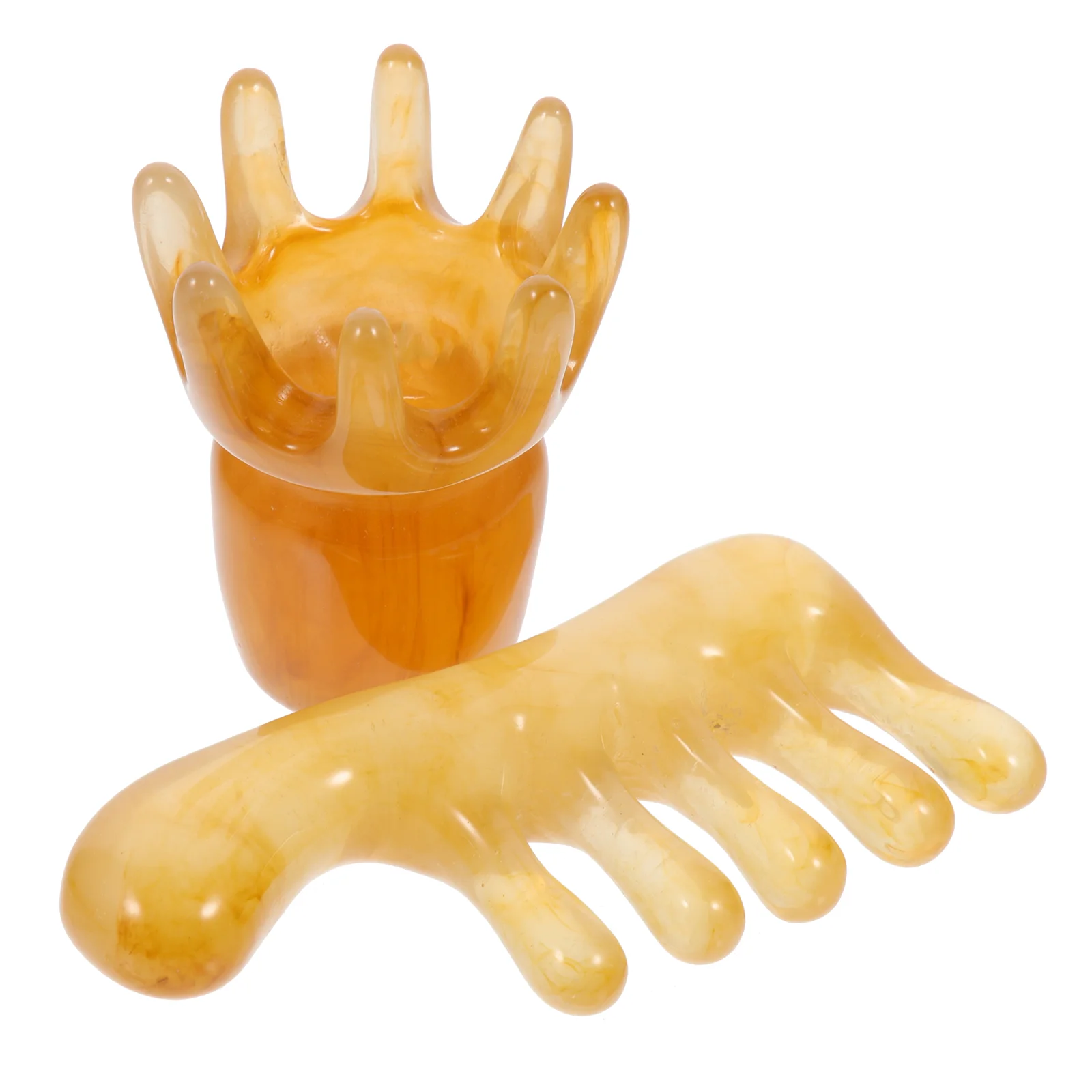 2 Pcs Resin Massage Comb Scalp Acupoint Tool Combs Guasha Beeswax Head Large Stone
2 Pcs Resin Massage Comb Scalp Acupoint Tool Combs Guasha Beeswax Head Large Stone