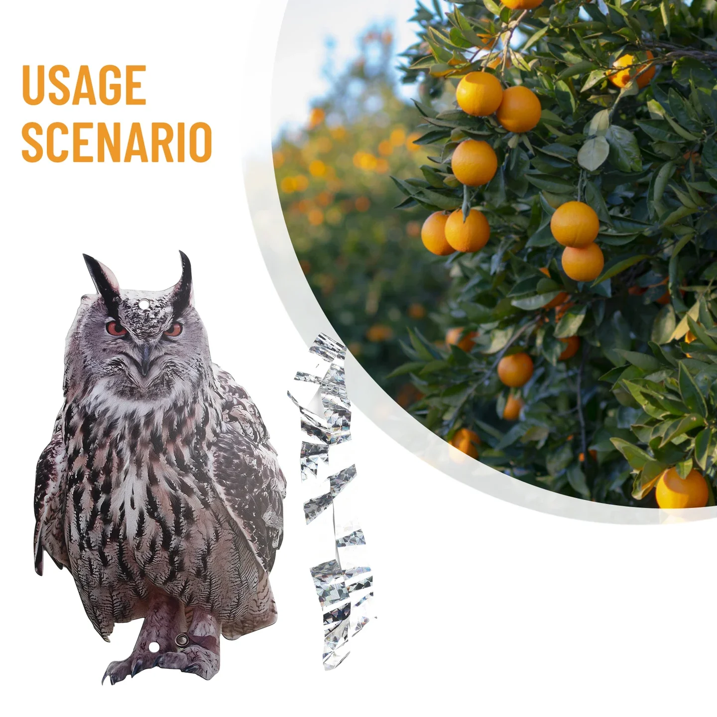 Rainproof Home Garden Owl Decor Bird Control With Lanyard 30x17.5cm Acrylic Fake Owl Statue For Home Garden Decor
Rainproof Home Garden Owl Decor Bird Control With Lanyard 30x17.5cm Acrylic Fake Owl Statue For Home Garden Decor