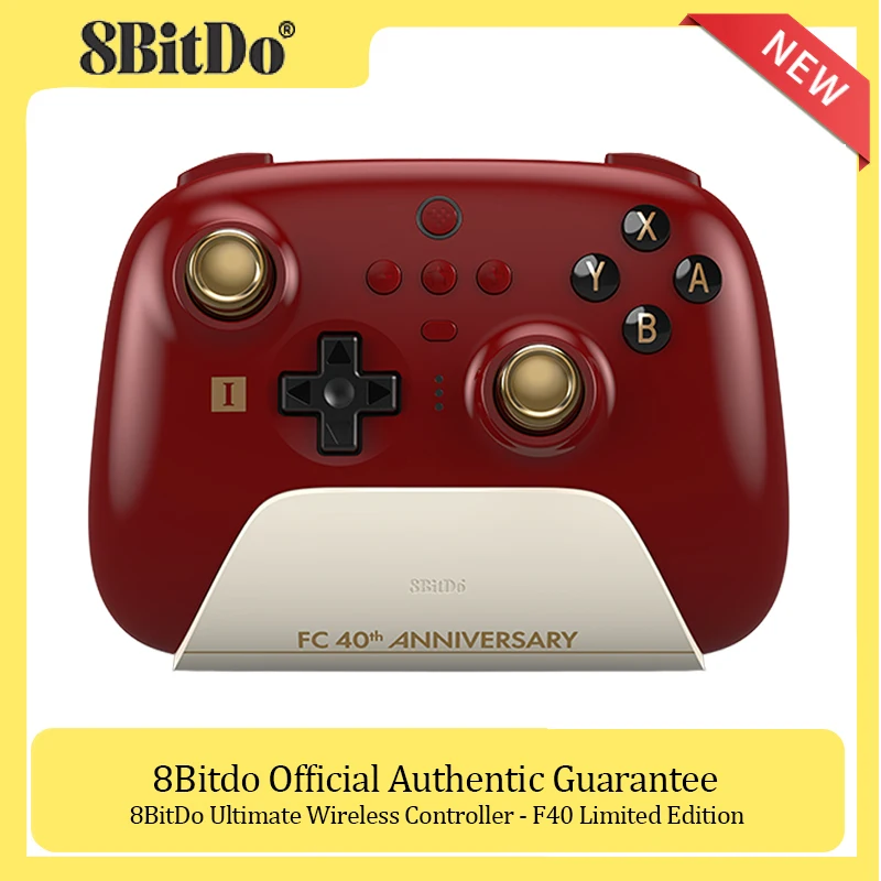 8BitDo Ultimate Wireless Controller - F40 Limited Edition with Charging Dock for Nintendo Switch and PC, Windows 10, 11, Steam
8BitDo Ultimate Wireless Controller - F40 Limited Edition with Charging Dock for Nintendo Switch and PC, Windows 10, 11, Steam