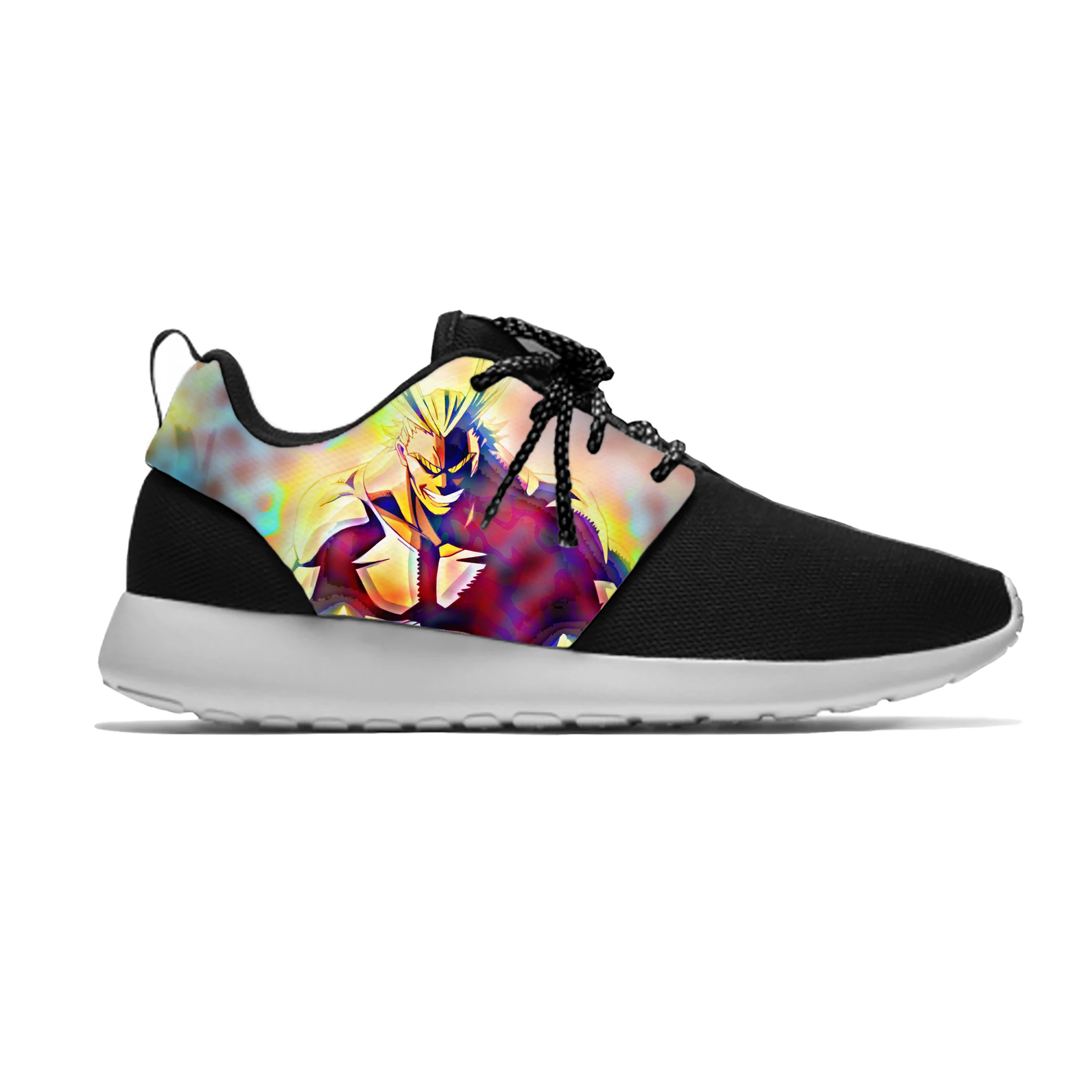 

Hot Anime Manga Cartoon My Hero Academia All Might Sport Running Shoes Casual Breathable Lightweight 3D Print Men Women Sneakers