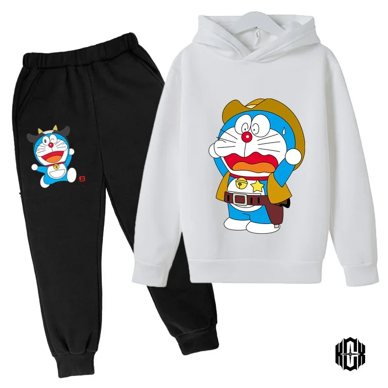 Fashion Anime Doraemon Hoodie Kids Cartoon Doraemon Children Pants Baby Clothes Boys Girls Casual Cute Sweatshirts Sets 2024
Fashion Anime Doraemon Hoodie Kids Cartoon Doraemon Children Pants Baby Clothes Boys Girls Casual Cute Sweatshirts Sets 2024