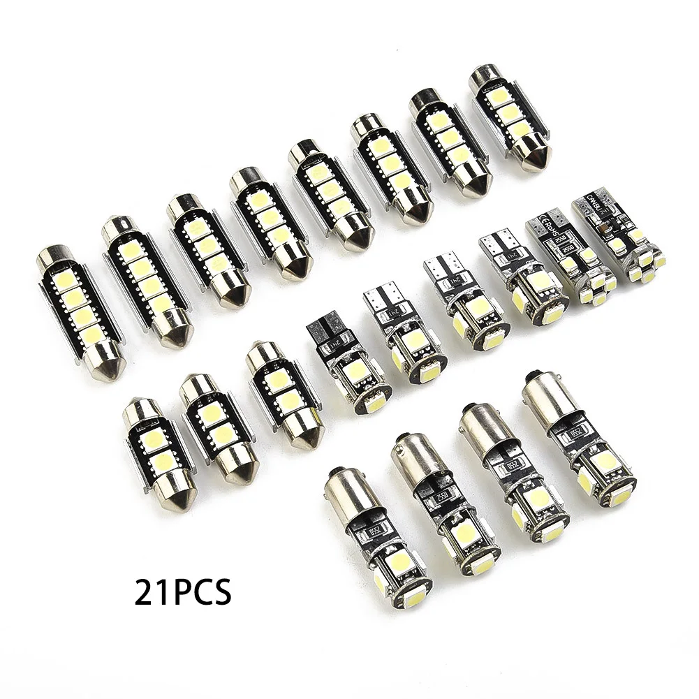21pcs/Set Car Interior Products White LED Bulb Light For BMW 5 Series M5 E60 E61 04-10
21pcs/Set Car Interior Products White LED Bulb Light For BMW 5 Series M5 E60 E61 04-10