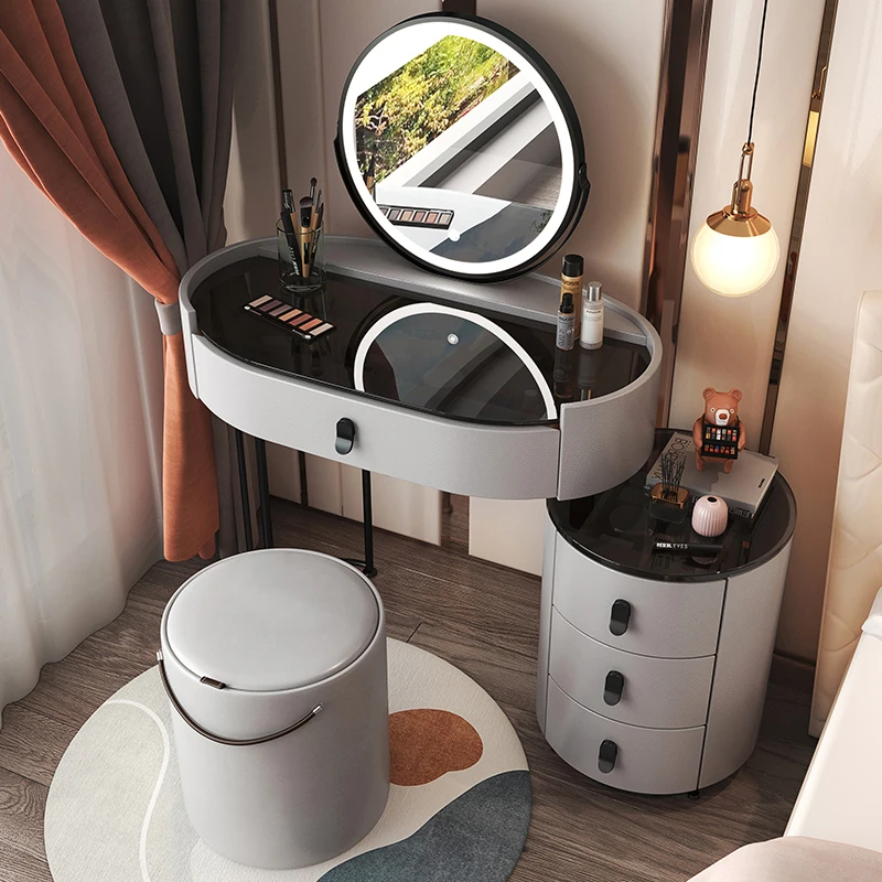 Nordic Storage Dressing Table Luxury Minimalist Modern Small Dressing Table Solid Wood Penteadeiras De Maquiagem Furniture 
Nordic Storage Dressing Table Luxury Minimalist Modern Small Dressing Table Solid Wood Penteadeiras De Maquiagem Furniture