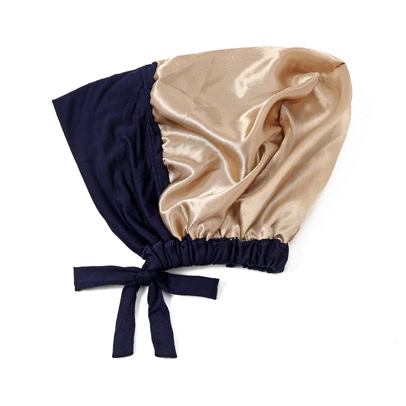 Double Layer Soft Satin Jersey Hijab Caps Islamic Head Wear Hat Underscarf Tie Bonnet Turkish Scarves Muslim Headcover 12 Colors
Double Layer Soft Satin Jersey Hijab Caps Islamic Head Wear Hat Underscarf Tie Bonnet Turkish Scarves Muslim Headcover 12 Colors