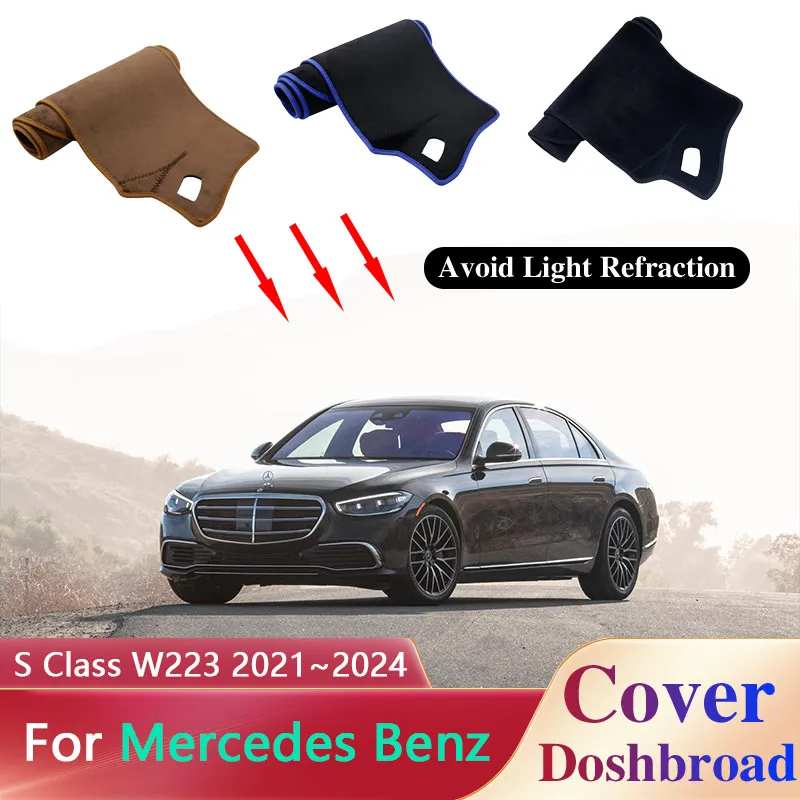 Коврик для приборной панели, коврик для Mercedes Benz S Class W223 580 680 450 2021 ~ 2024, противосолнечный коврик для приборной панели, солнцезащитный козырек, аксессуары для подушки
Коврик для приборной панели, коврик для Mercedes Benz S Class W223 580 680 450 2021 ~ 2024, противосолнечный коврик для приборной панели, солнцезащитный козырек, аксессуары для подушки