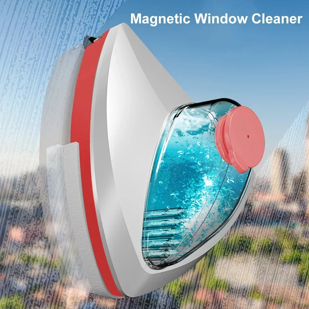 

Window Double-Sided Glass Brush Wiper Cleaning Household Cleaning Discharge Tools Glass Water Window Cleaner Magnetic Automatic