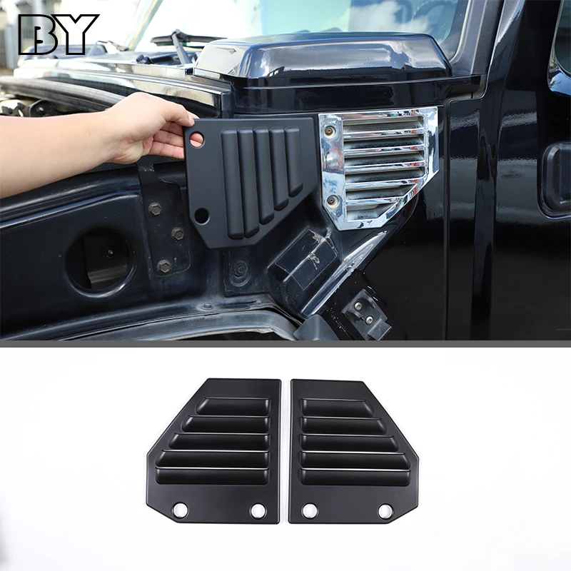 

2PCS Car Side Vent Air Flow Fender Intake Styling For Hummer H2 SUT SUV 2003-2009 Auto Accessories