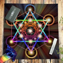 Pendulum Tarot Tablecloth Metatron Cube Crystal Grid Astrology Divination Hexagram Velvet Altar Cloth Pagan Oracle Cards Pads Pendulum Tarot Tablecloth Metatron Cube Crystal Grid Astrology Divination Hexagram Velvet Altar Cloth Pagan Oracle Cards Pads