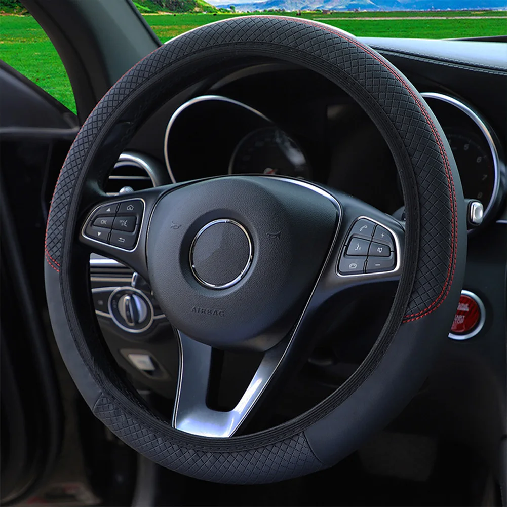 Protect Cover Steering Wheel Cover Accessories Anti-slip Black Leather Replacement Universal 15in 1pc 1pcs Durable
Protect Cover Steering Wheel Cover Accessories Anti-slip Black Leather Replacement Universal 15in 1pc 1pcs Durable