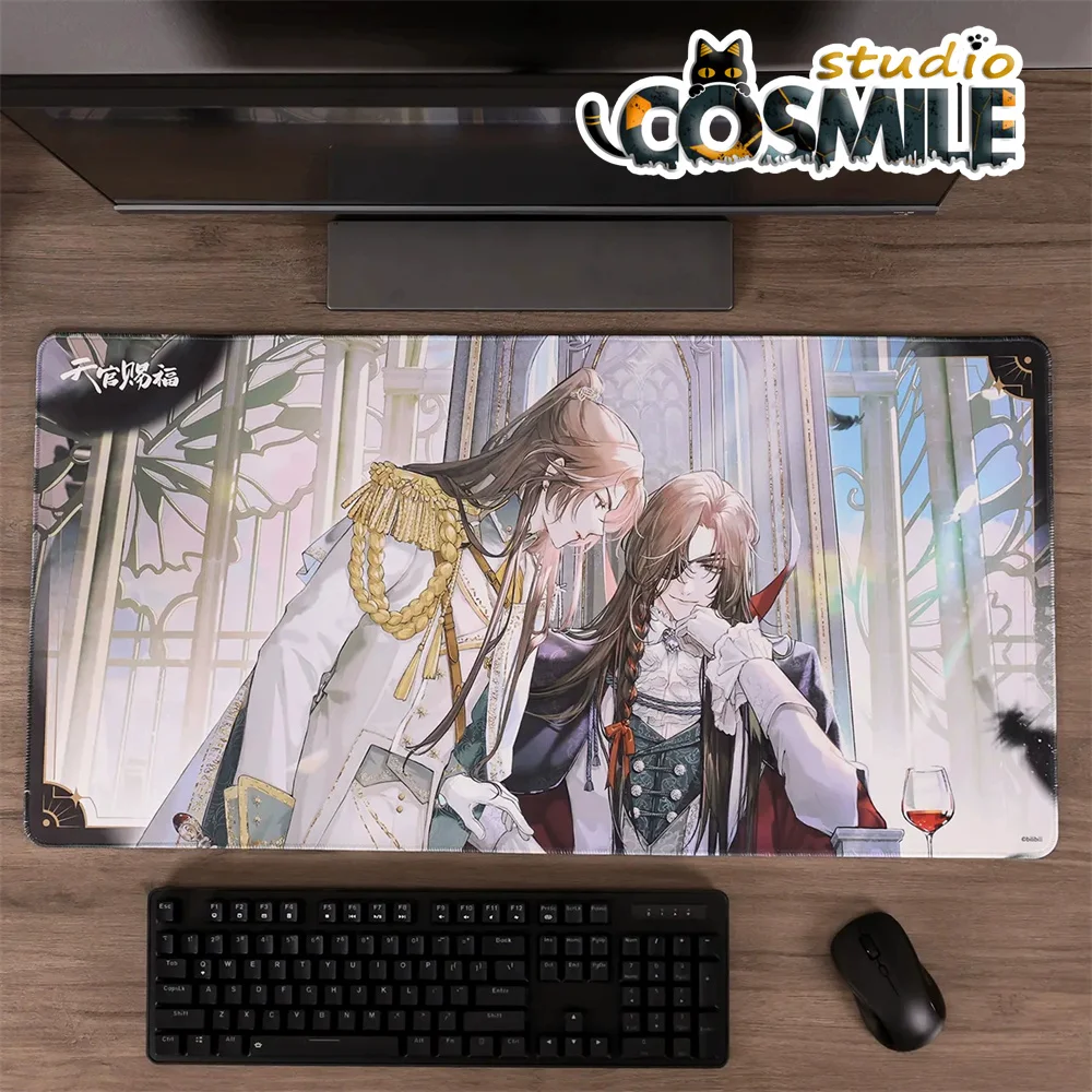 

Anime TGCF Tian Guan Ci Fu Official Original Ghost King Hua Cheng Xie Lian Moon Comics Throne Big Mouse Mat Mouse Pad Bi Sa