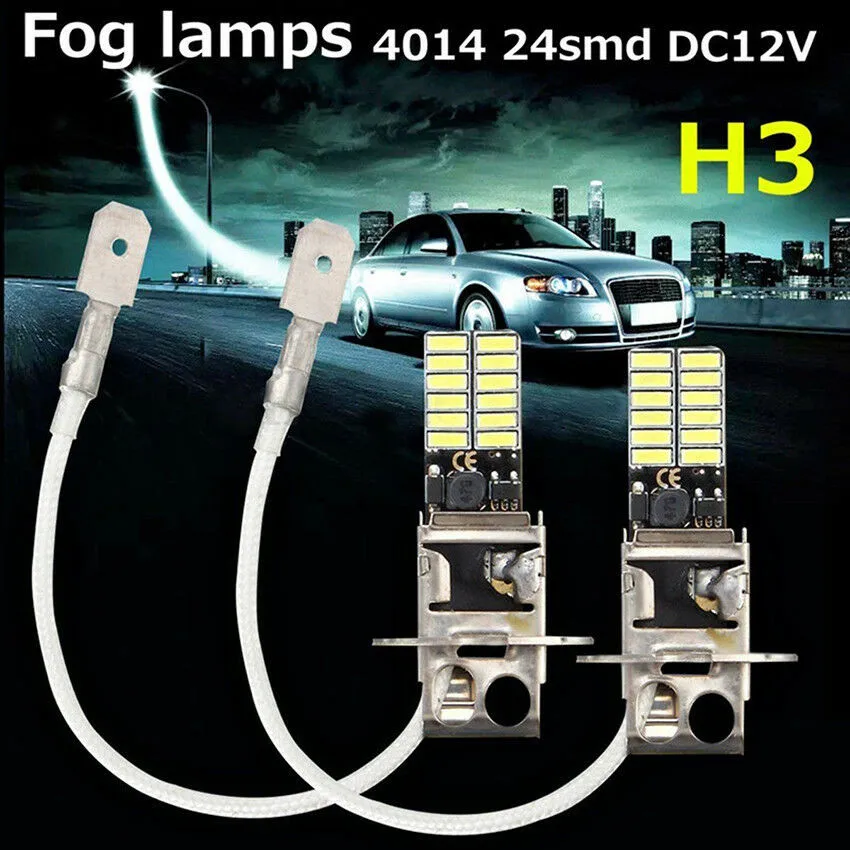 LED Anti-Fog Lights Replacement Vehicle 12V DC 24-SMD 4014 6500K Car Daytime running Lamp Driving Bright Brightness
LED Anti-Fog Lights Replacement Vehicle 12V DC 24-SMD 4014 6500K Car Daytime running Lamp Driving Bright Brightness