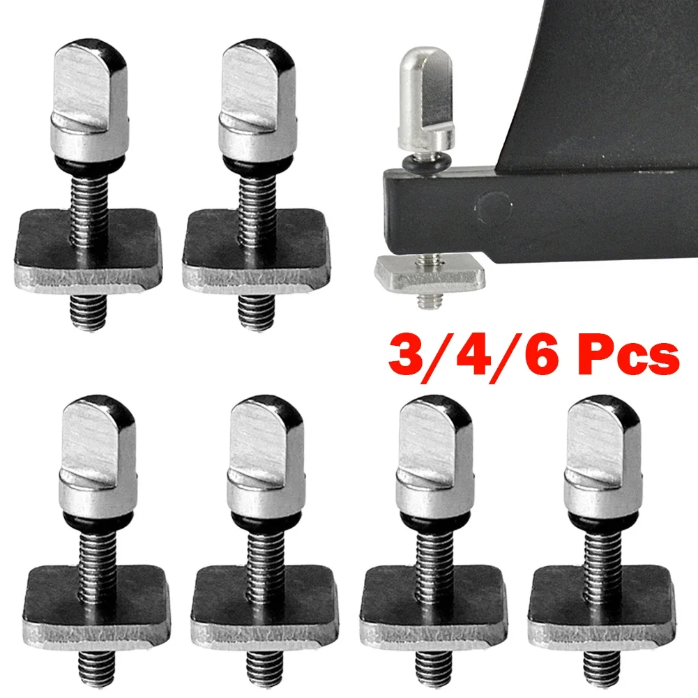 3/4/6pcs Stainless Steel Surfboard Fin Screw Surf Fin Bolts Longboard Sliding Fin Screws Single Fin Nails Replacing Screws
3/4/6pcs Stainless Steel Surfboard Fin Screw Surf Fin Bolts Longboard Sliding Fin Screws Single Fin Nails Replacing Screws