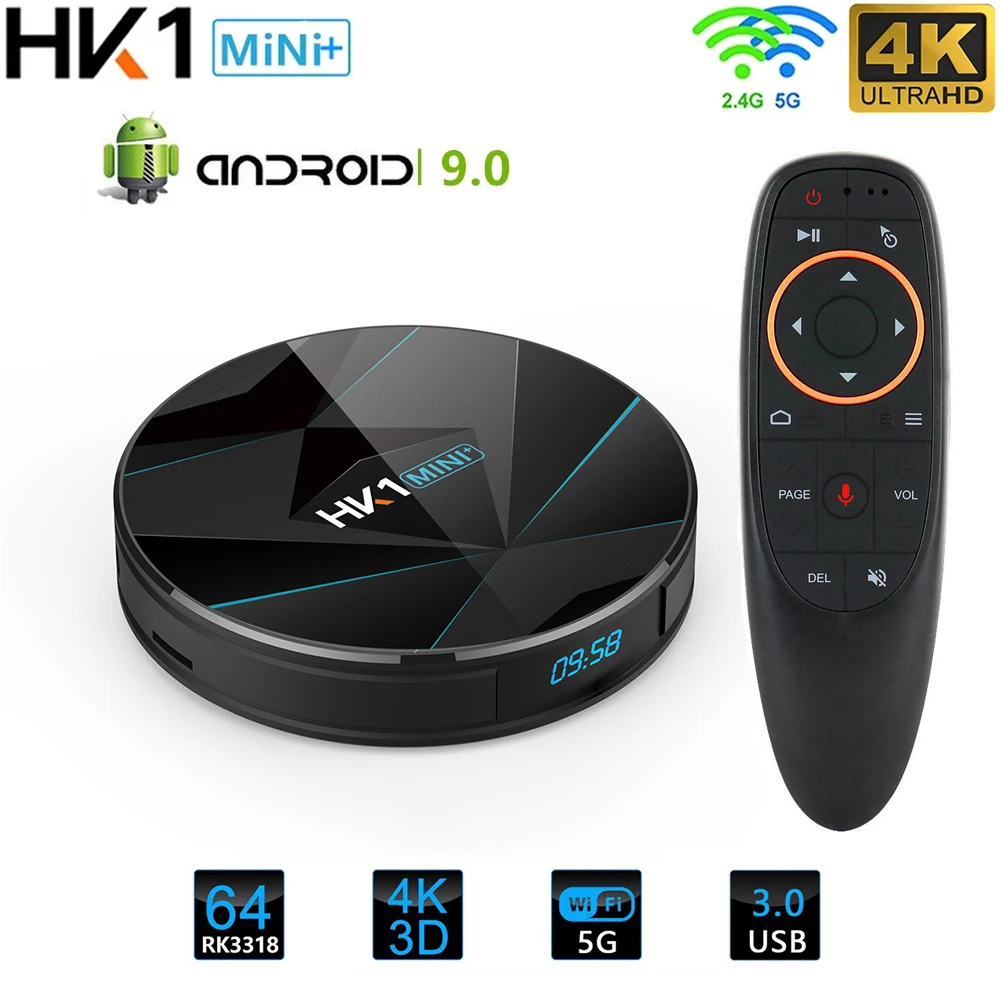 New Android 9.0 TV BOX 4GB 128GB HK1 Mini Plus 128GB 32GB Rockchip RK3318 4K Wifi Media Player android tv box
New Android 9.0 TV BOX 4GB 128GB HK1 Mini Plus 128GB 32GB Rockchip RK3318 4K Wifi Media Player android tv box