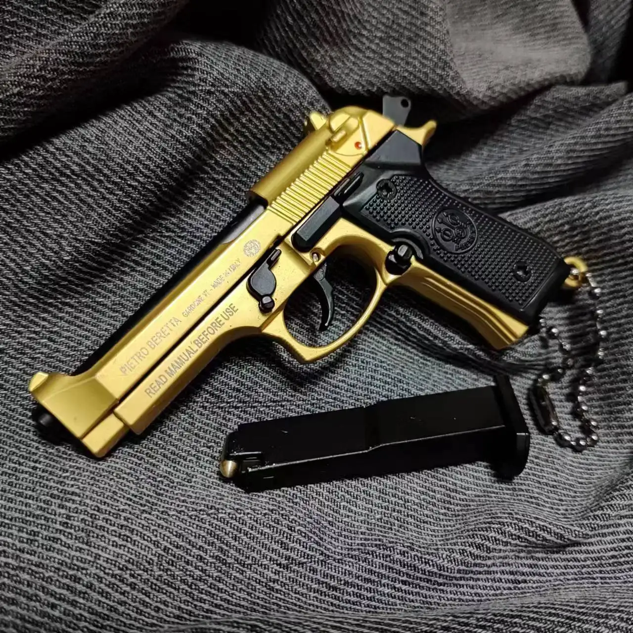 

1:3 металлическая мини-Beretta 92F, модель оружия, разборка, сборка игрушечного пистолета, металлическая подвеска, Pistola, коллекционная игрушка, подарок мужчине