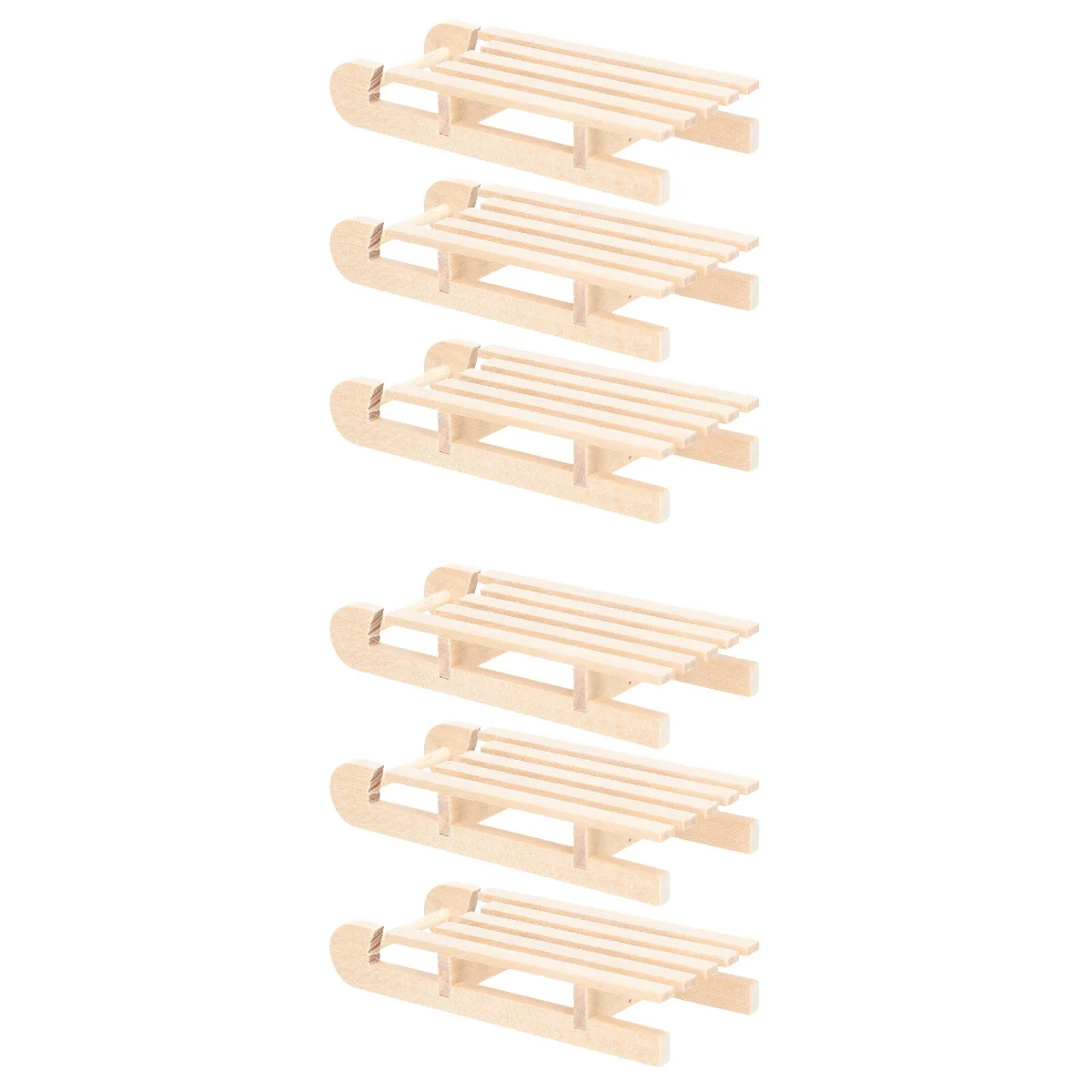 6 Pcs House Decorations for Home Sled Model Rural Christmas Adornment Mini Wooden Craft Blank Sleigh Household Adornments
6 Pcs House Decorations for Home Sled Model Rural Christmas Adornment Mini Wooden Craft Blank Sleigh Household Adornments