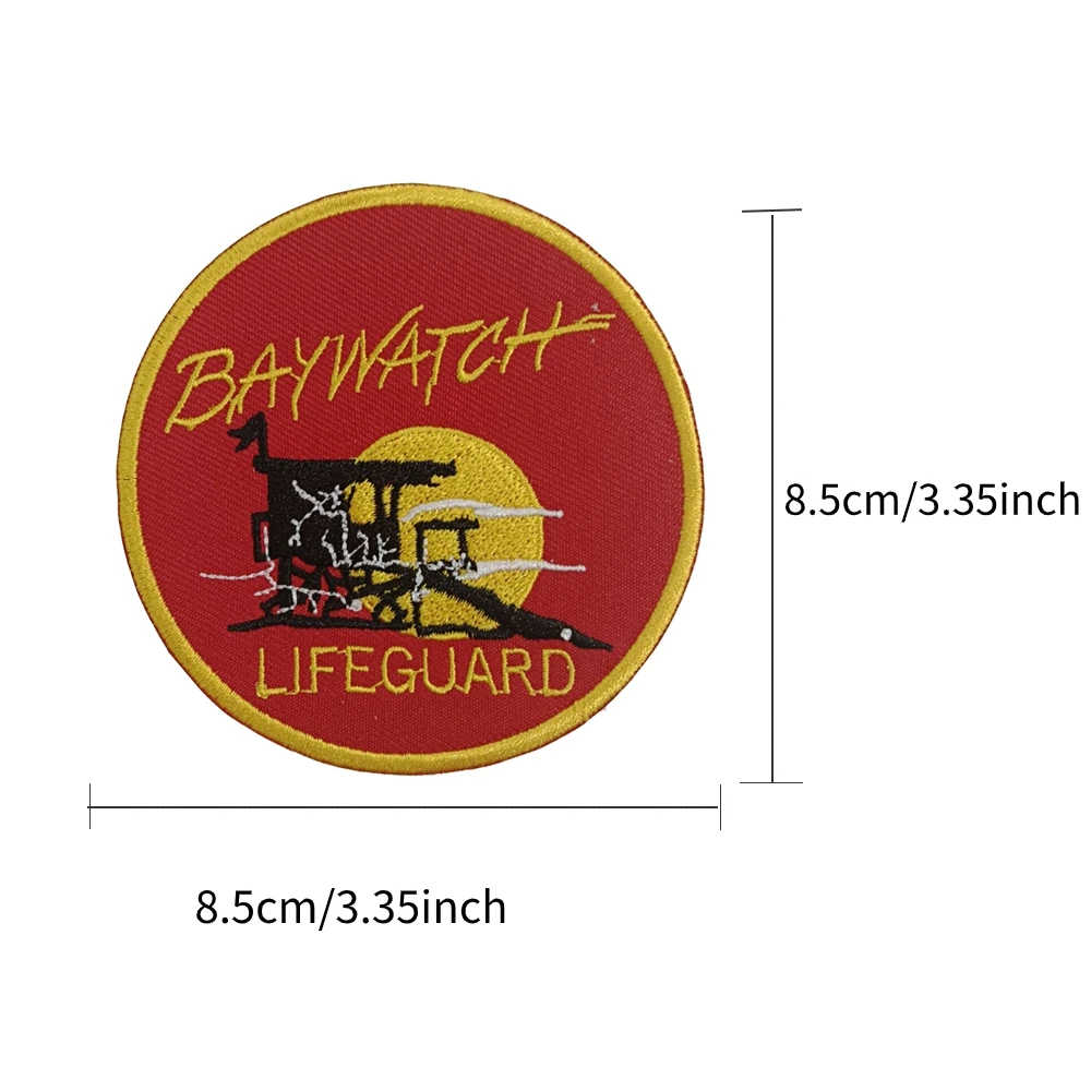 salvation BAYWATCH LIFEGUARD LOGO IRON-ON EMBROIDERED PATCH / BADGE merrow border
salvation BAYWATCH LIFEGUARD LOGO IRON-ON EMBROIDERED PATCH / BADGE merrow border