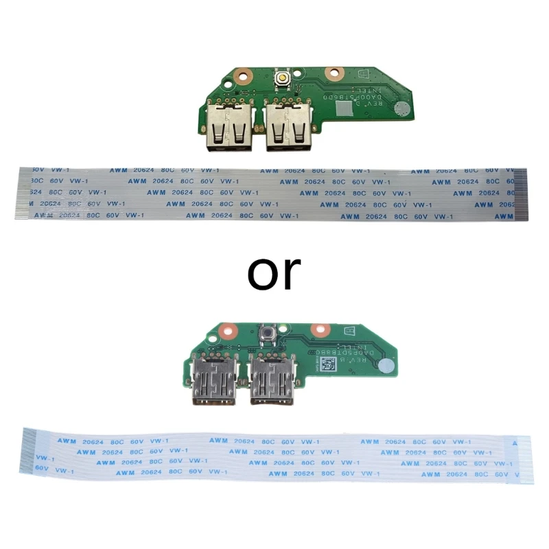 

USB-плата для ноутбука с плоским кабелем, адаптер USB-платы для 15-EF 15S-EQ 15S-FQ 15S-FQ TPN-Q22 DA00P5TB6D0, аксессуары