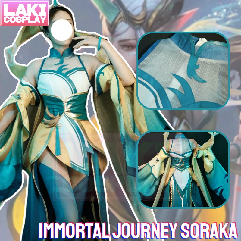 Game Immortal Journey Cosplay Soraka Costume LOL Immortal Journey Soraka Cosplay Costume and Soraka Cosplay Wig
Game Immortal Journey Cosplay Soraka Costume LOL Immortal Journey Soraka Cosplay Costume and Soraka Cosplay Wig